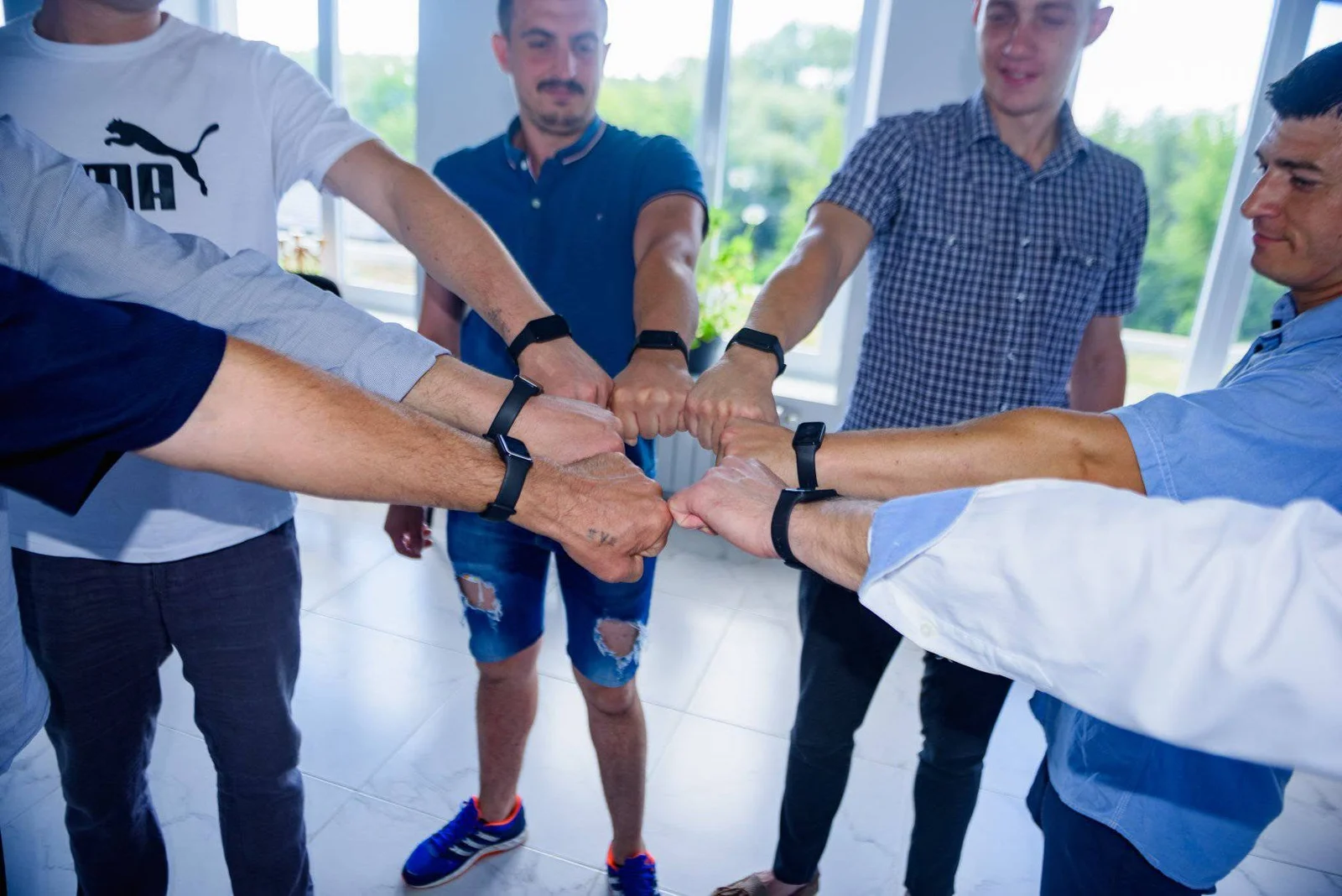 Participanți Optima Fide în activitate de sprijin comunitar