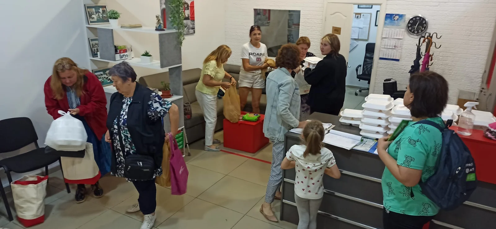 Ajutor umanitar oferit unei familii la Optima Fide
